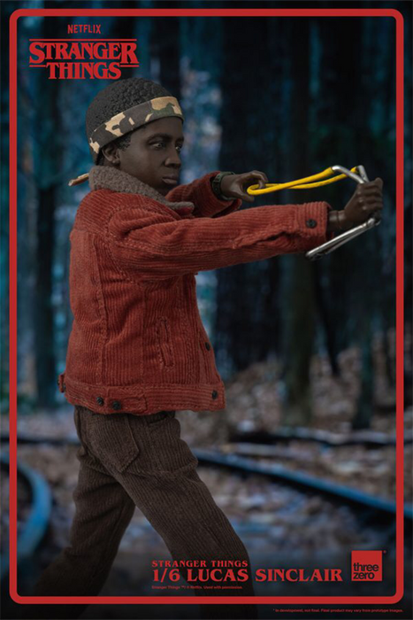 In-stock 1/6 ThreeZero 3Z0318 Stranger Things Lucas Sinclair Action Figure