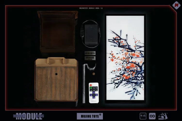 In-stock 1/6 mOjingToys M006 Japanese Style Screen Platform Diorama