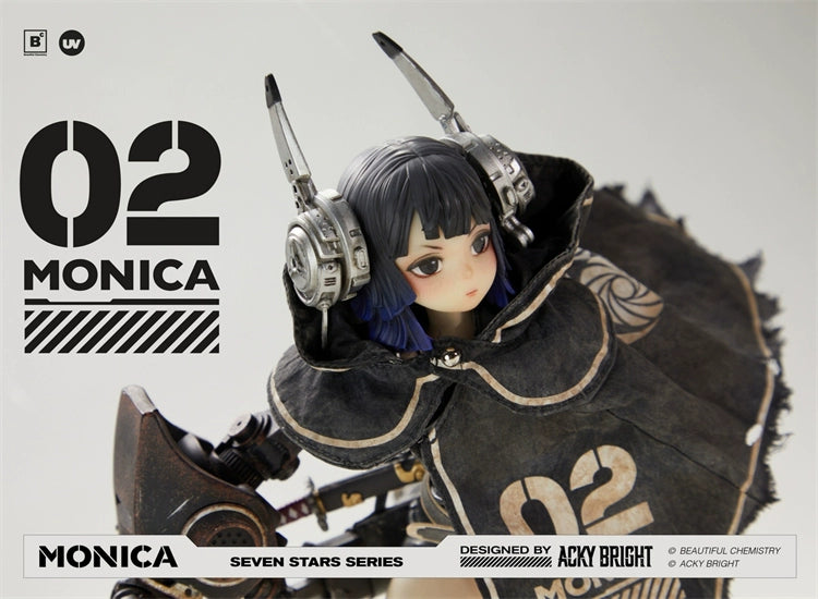 In-stock 1/6 Beautiful Chemistry x Acky Bright No.02 Monica Action Figure