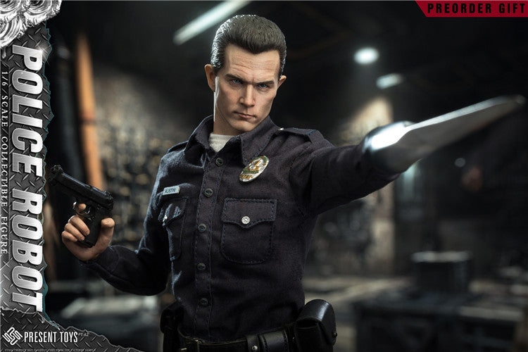 In-stock 1/6 Present Toys SP62 Police Robot Action Figure
