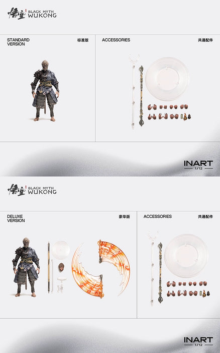 Pre-order 1/12 INART G0002 Black Myth: Wukong Action Figure