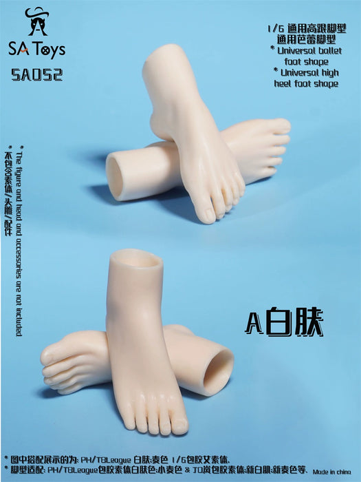 In-stock 1/6 SA TOYS SA052 Universal high heel foot shape