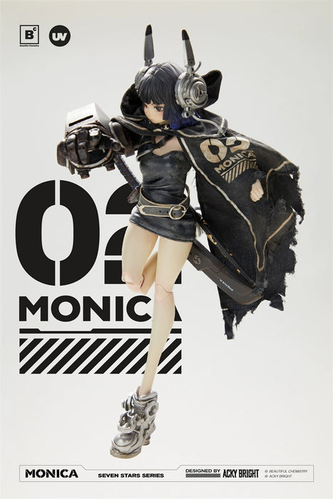 In-stock 1/6 Beautiful Chemistry x Acky Bright No.02 Monica Action Figure