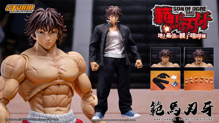 Pre-order 1/6 Storm Collectibles KIBK07 BAKI HANMA Action Figure