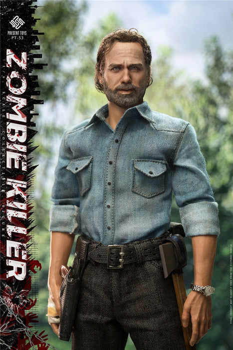 In-stock 1/6 Present Toys SP53 Zombie Killer Action Figure