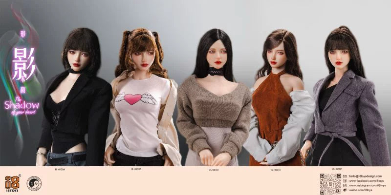 In-stock 1/6 I8 TOYS I8-H006C The Shadow Of Your Heart Clothes Set