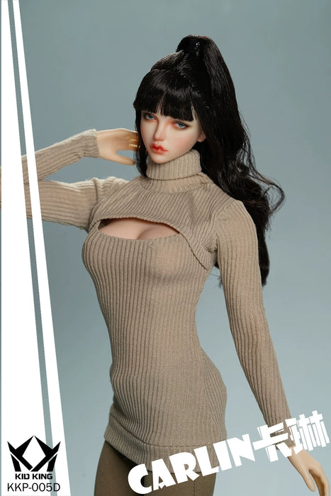 In-stock 1/6 KID KING KKP005 CARLIN head sculpt H#pale