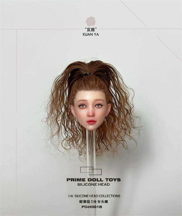 Pre-order 1/6 PDTOYS PD-H001 "Xuan Ya" Wax head sculpt platinum silicon