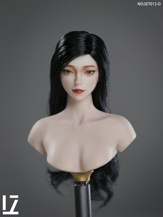 In-stock 1/6 LZTOYS SET013 Fei'er Female head sculpt H#pale