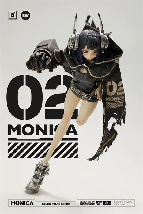 In-stock 1/6 Beautiful Chemistry x Acky Bright No.02 Monica Action Figure