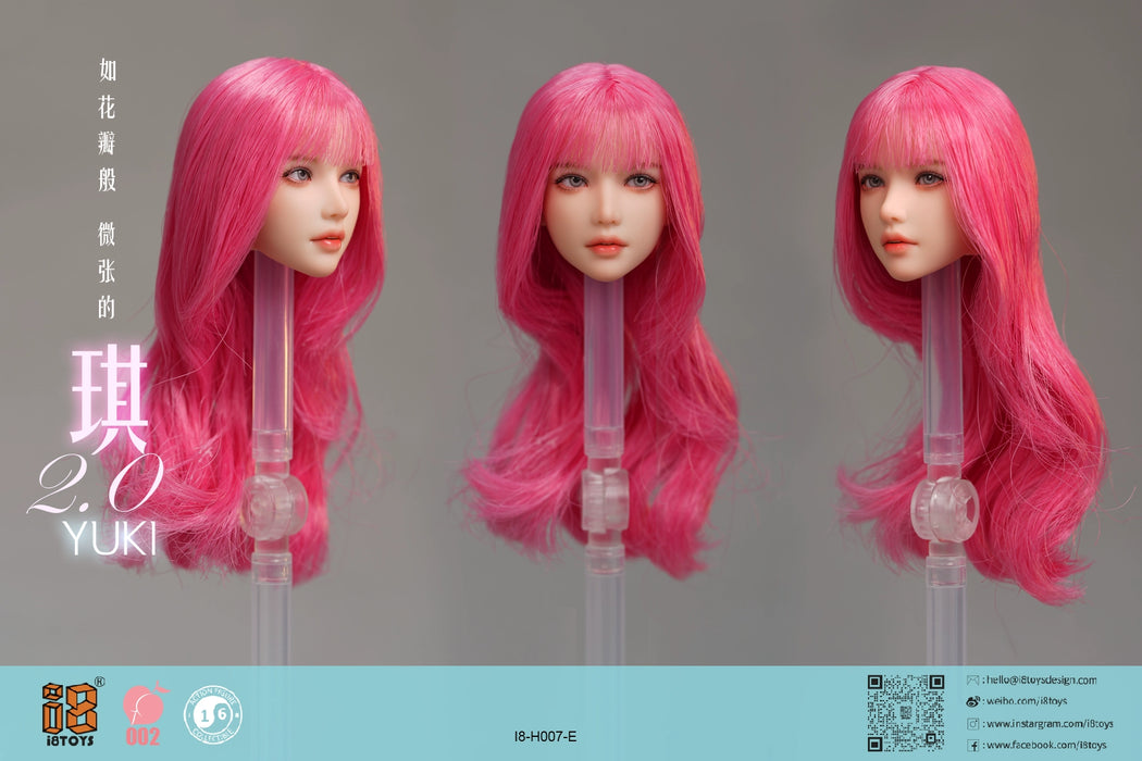 Pre-order 1/6 i8TOYS H007A Yuki 2.0 Female Head Sculpt W/ Adjustable Eyes