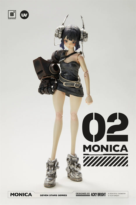 In-stock 1/6 Beautiful Chemistry x Acky Bright No.02 Monica Action Figure