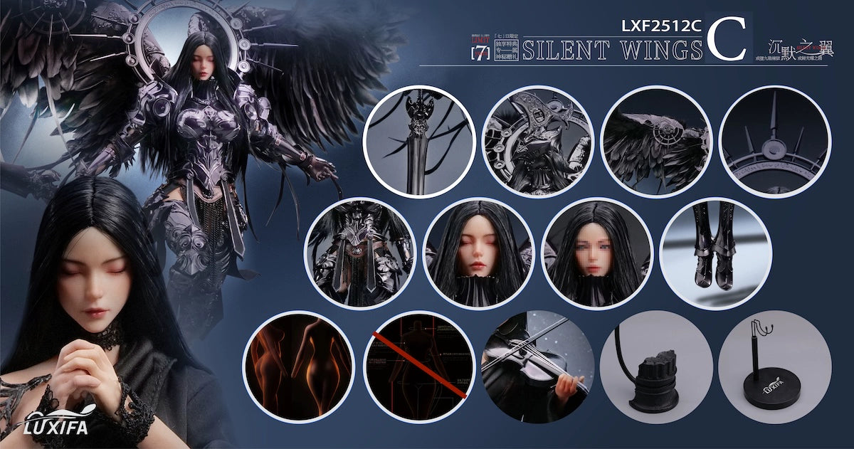 Pre-order 1/6 LUCIFER LXF2512 Silent Wings Action Figure (A/B/C)