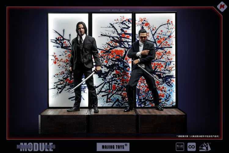 In-stock 1/6 mOjingToys M006 Japanese Style Screen Platform Diorama