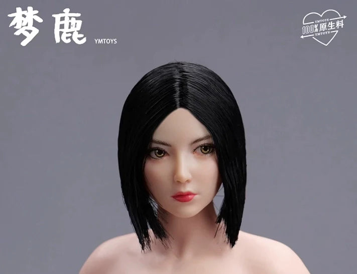 In-stock 1/6 YMTOYS YMT107 Meng Lu Female Head Sculpt H#pale