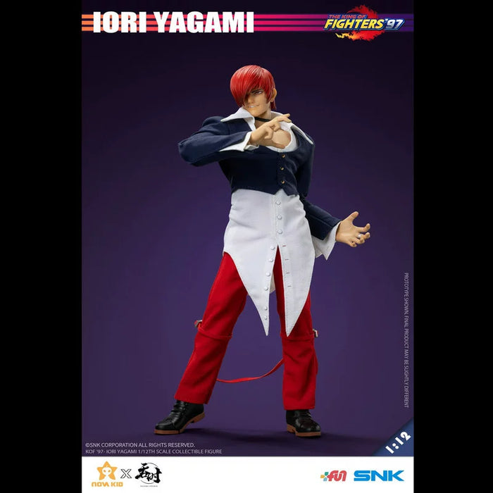 In-stock 1/12 TUNSHI STUDIO TS-XXZ-008 KOF '97 IORI YAGAMI Action Figure