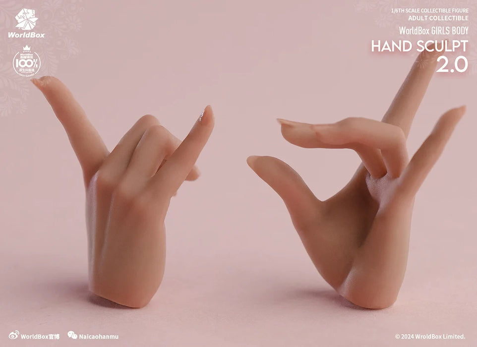 In-stock 1/6 Worldbox AT209 Hand Sculpt Set