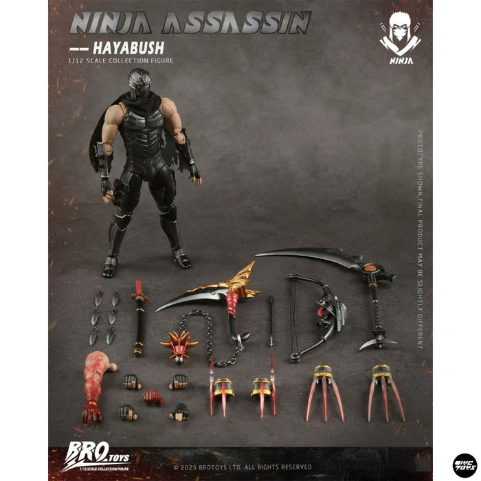 Pre-order BROTOYS 1/12 LR010 Ninja Assassin Action Figure
