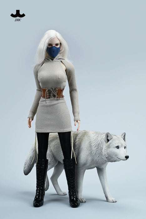 In-stock 1/6 JXK Studio JXK223A Common Gray wolf
