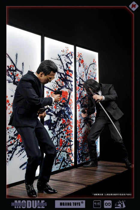 In-stock 1/6 mOjingToys M006 Japanese Style Screen Platform Diorama