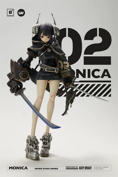 In-stock 1/6 Beautiful Chemistry x Acky Bright No.02 Monica Action Figure