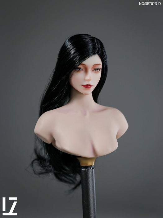 In-stock 1/6 LZTOYS SET013 Fei'er Female head sculpt H#pale