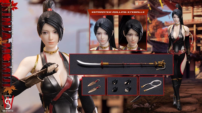 Pre-order 1/6 SW Ourworld FS076 NINJA MOMIJI Action Figure