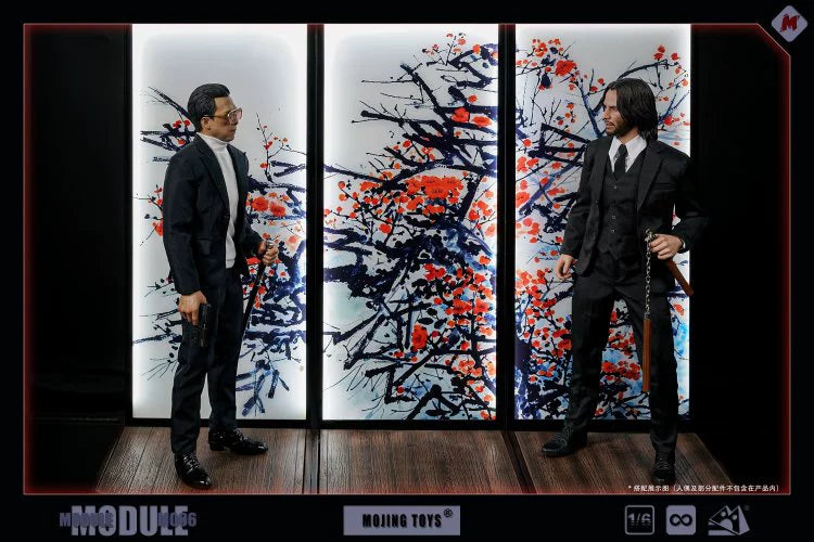 In-stock 1/6 mOjingToys M006 Japanese Style Screen Platform Diorama