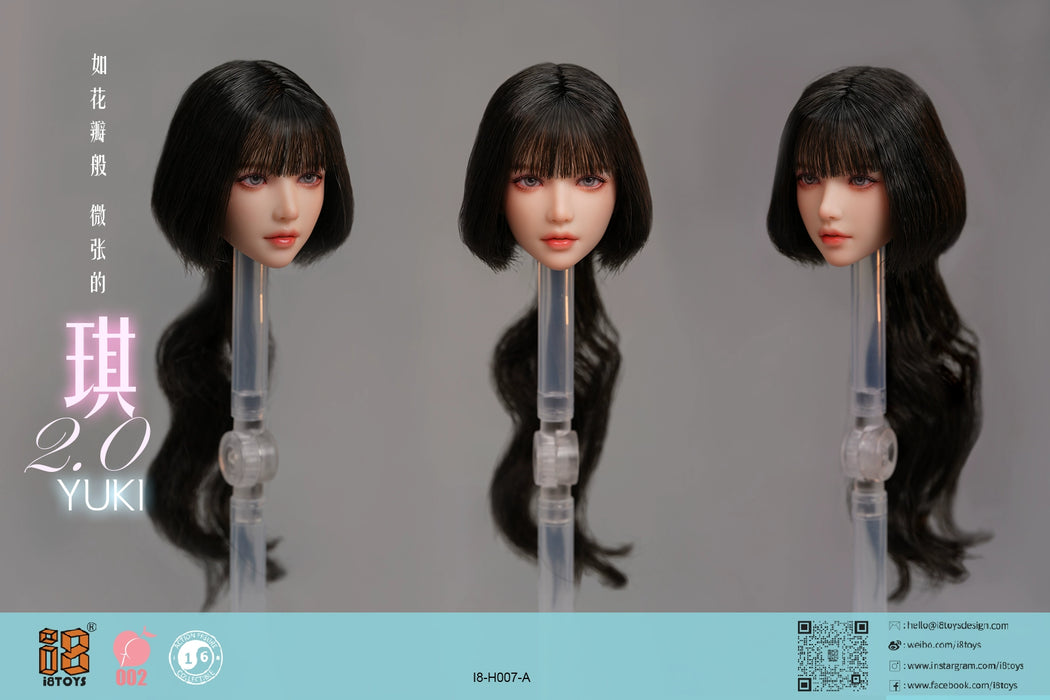 Pre-order 1/6 i8TOYS H007A Yuki 2.0 Female Head Sculpt W/ Adjustable Eyes