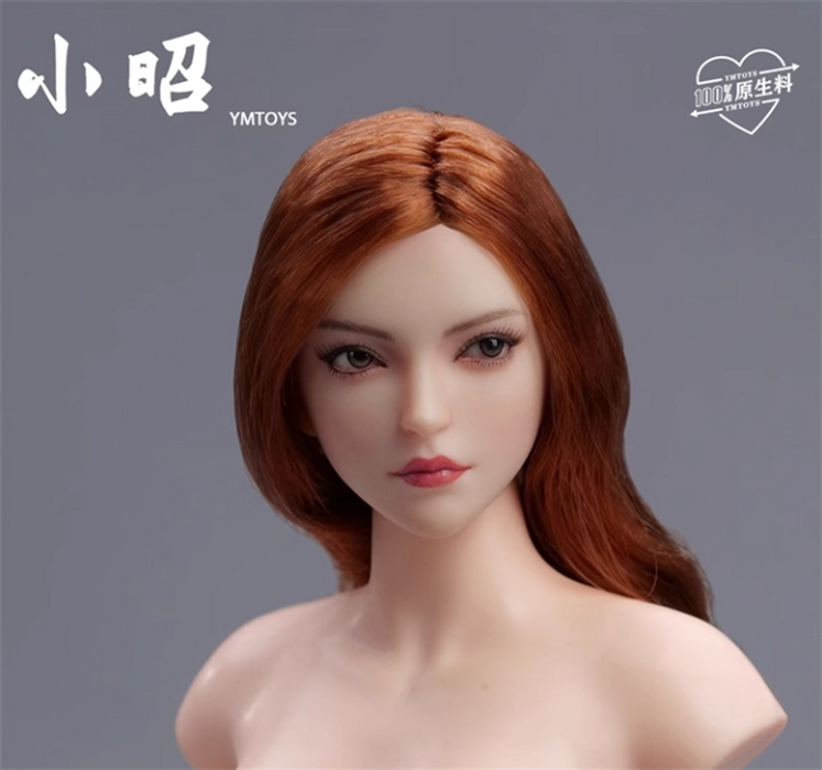 In-stock 1/6 YMTOYS YMT106 Xiao Zhao Female Head Sculpt H#pale