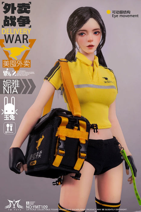 Pre-order 1/6 YMTOYS YMT109 Takeout Delivery Girl Nia Action Figure