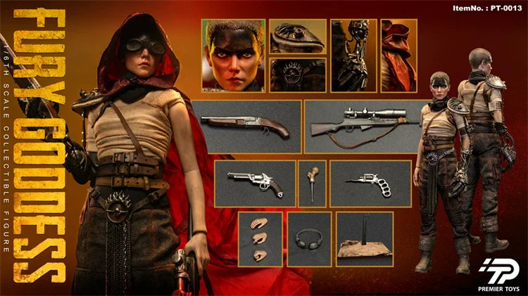 In-stock 1/6 Premier Toys PT-0013 Fury Goddess Action Figure