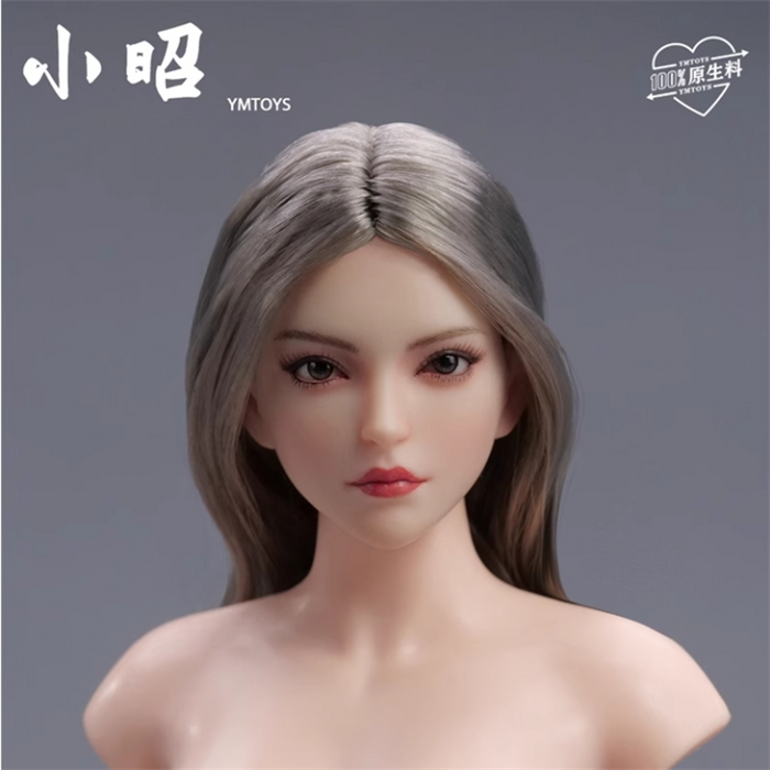 In-stock 1/6 YMTOYS YMT106 Xiao Zhao Female Head Sculpt H#pale
