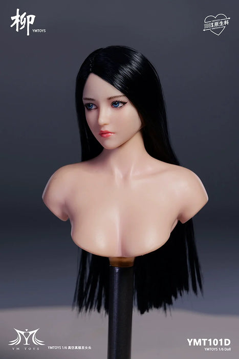 In-stock 1/6 YMTOYS YMT101 Liu Female Head Sculpt H#pale