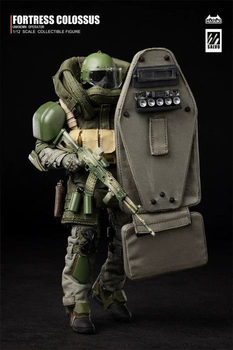 In-stock 1/12 Hasuki SA02 Black Ops NO.2 Fortress Colossus Action Figure