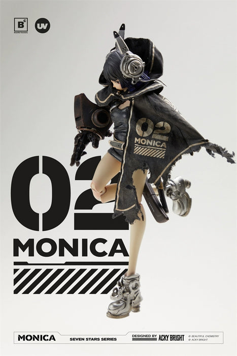 In-stock 1/6 Beautiful Chemistry x Acky Bright No.02 Monica Action Figure