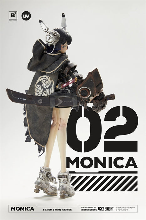In-stock 1/6 Beautiful Chemistry x Acky Bright No.02 Monica Action Figure