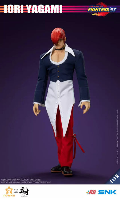In-stock 1/12 TUNSHI STUDIO TS-XXZ-008 KOF '97 IORI YAGAMI Action Figure