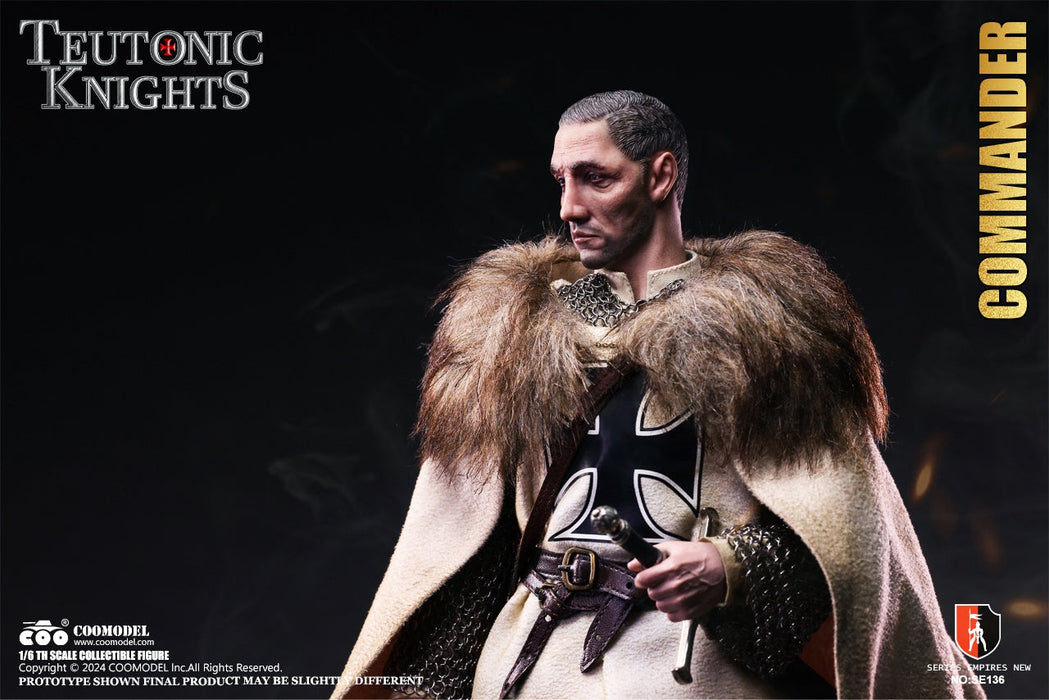 In-stock 1/6 COOMODEL Teutonic Knights SE135 SE136 (WHITE BRONZE VER)