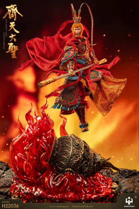 In-stock 1/6 HAOYU TOYS H22036 Monkey King Tiangong Riot Version