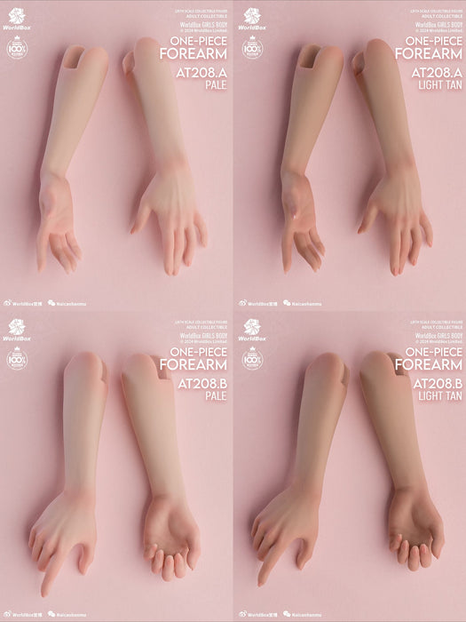 In-stock 1/6 Worldbox AT208 Hand Sculpt Set