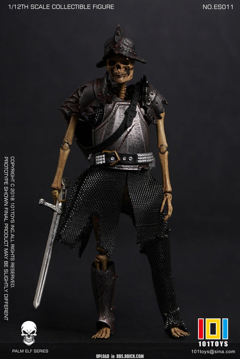 In-stock 1/12 101TOYS PALM ELF SERIES- Skeleton Medieval Knight ES010~ES012