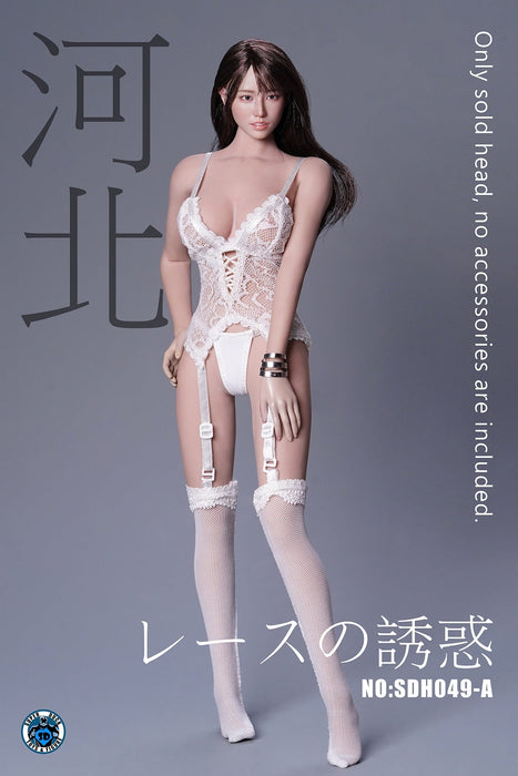 In-stock 1/6 SUPER DUCK SDH049 Asian Female Head Sculpt H#Suntan