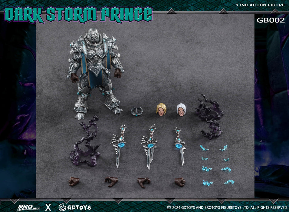 In-stock  GDTOYS X BROTOYS GB002 Dark Storm Prince 7 inch