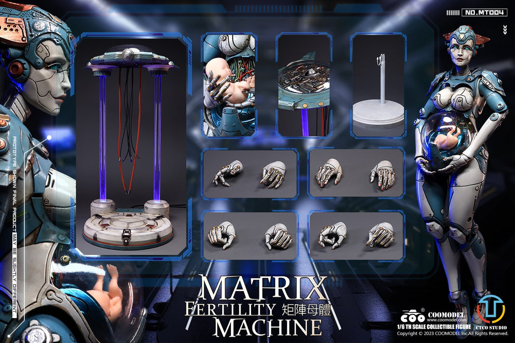Pre-order 1/6 COOMODEL MATRIX - FERTILITY MACHINE MT003 & MT004 Action Figure