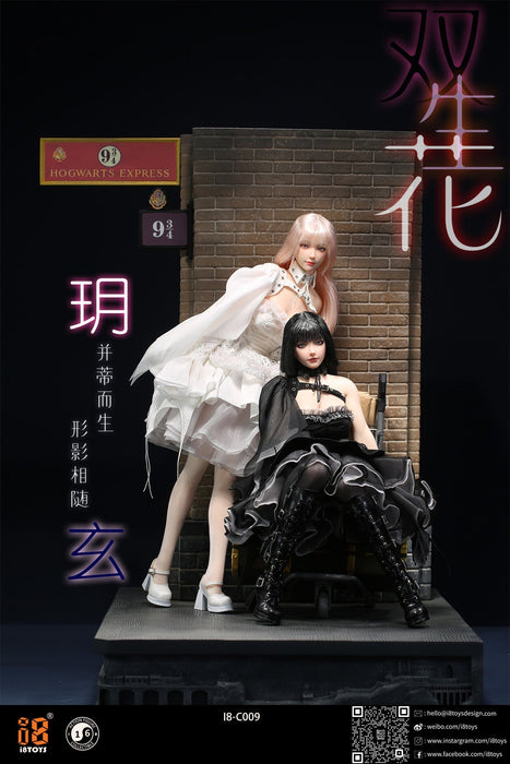 In-stock 1/6 I8TOYS Twin Blossoms C009 Action Figure