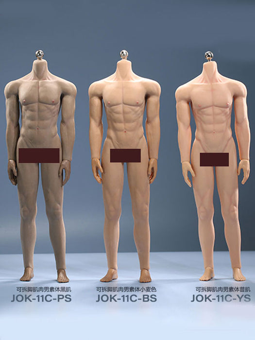 In-stock 1/6 JIAOU DOLL Seamless Male Body 11C Muscular Series (No biological details)
