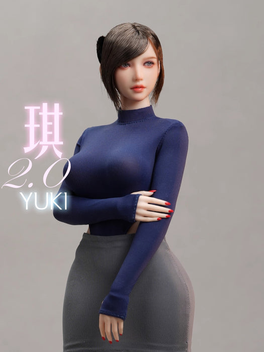Pre-order 1/6 i8TOYS H007A Yuki 2.0 Female Head Sculpt W/ Adjustable Eyes
