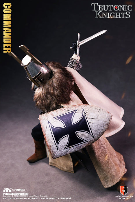 In-stock 1/6 COOMODEL Teutonic Knights SE135 SE136 (WHITE BRONZE VER)