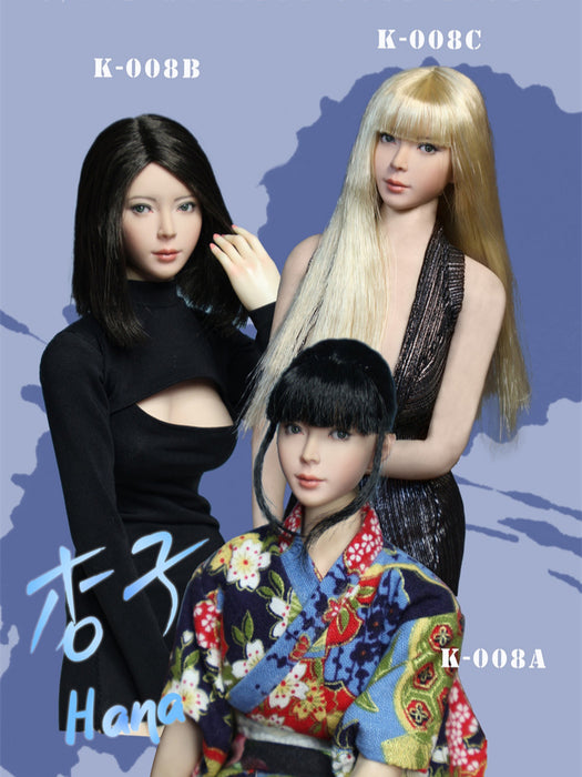 Pre-order 1/6 JKTOYS K-008 Hana Female Head Sculpt